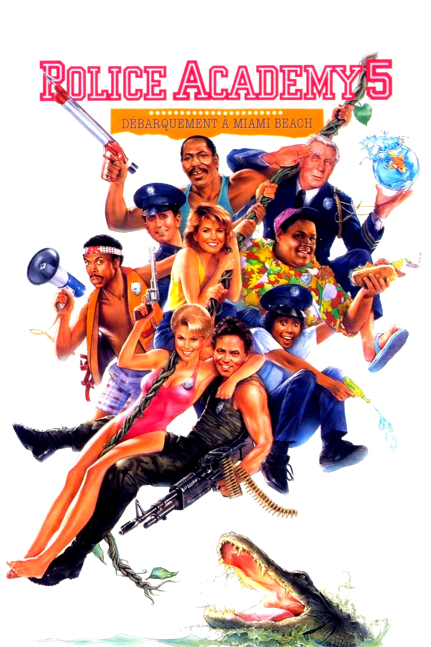 Affiche du film : Police Academy 5 : Débarquement à Miami Beach