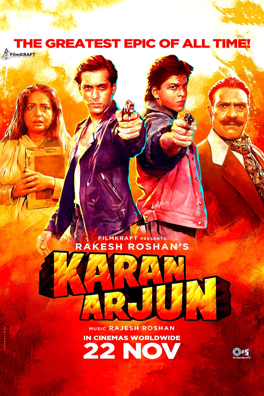 Affiche du film : Karan arjun