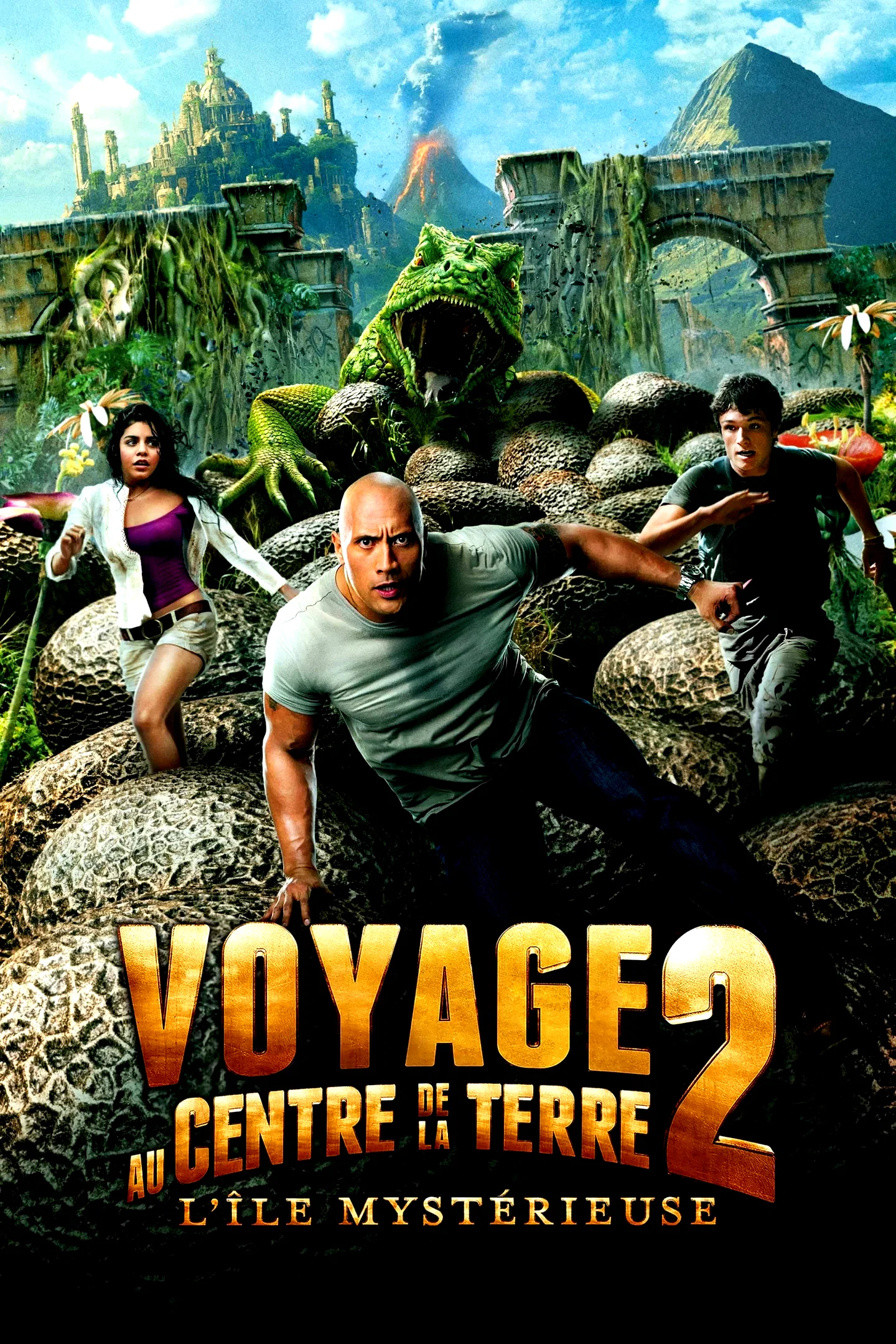 Affiche du film : Voyage au centre de la Terre 2 : L'Île mystérieuse