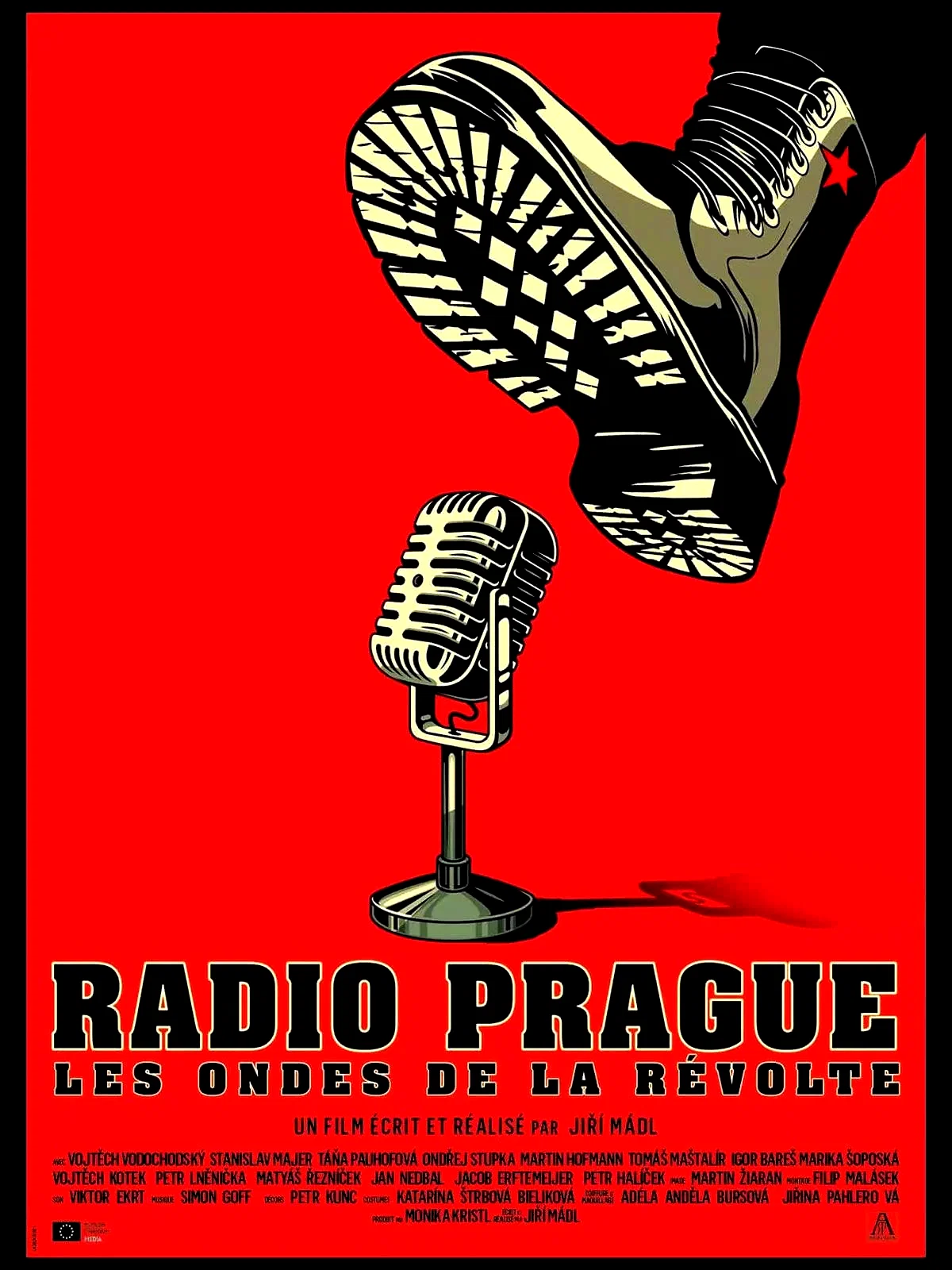 Affiche du film : Radio Prague, les ondes de la révolte