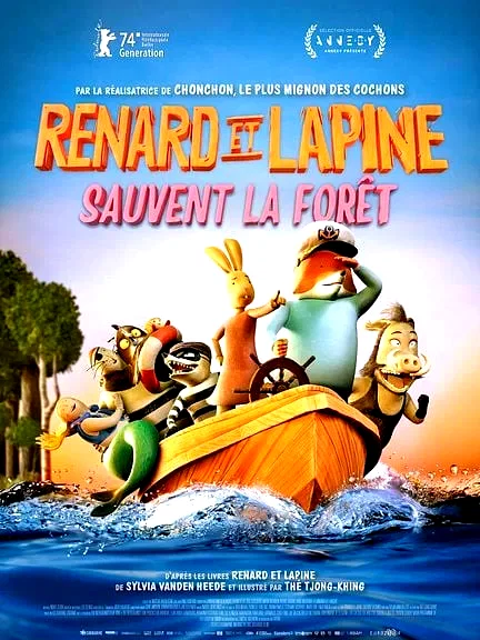 Affiche du film : Renard et Lapine sauvent la forêt