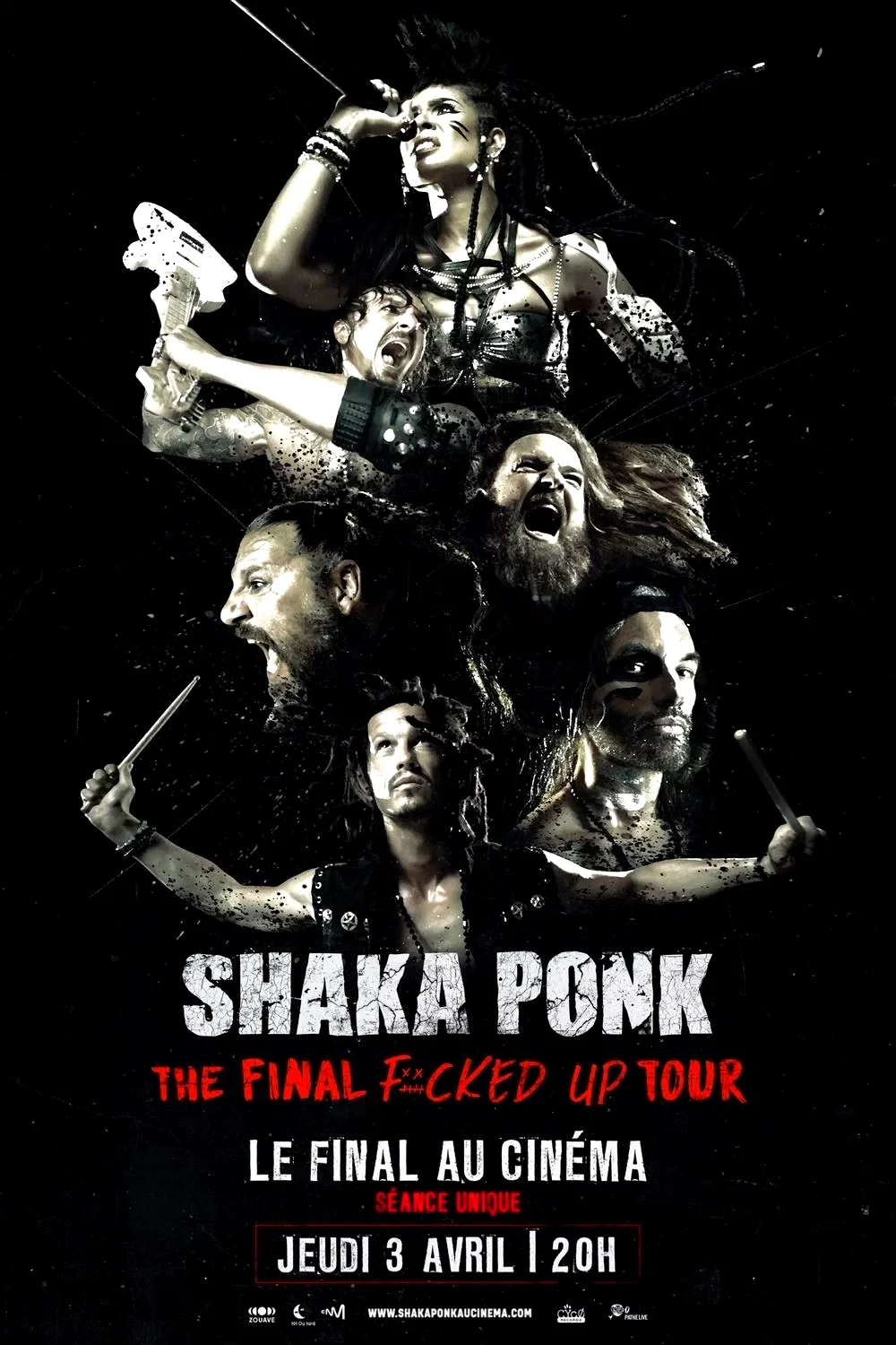 Affiche du film : Shaka Ponk – The final fucked up tour - Le final au cinéma