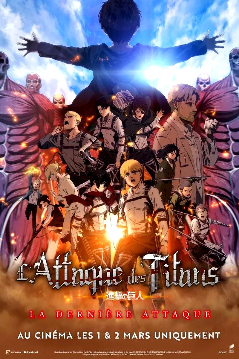 Affiche du film : L’Attaque des titans : La dernière attaque