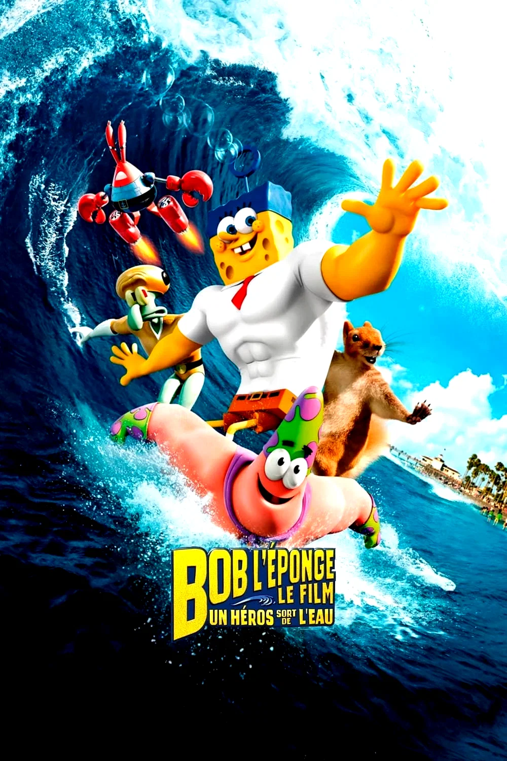 Affiche du film : Bob l'éponge - le film : un héros sort de l'eau