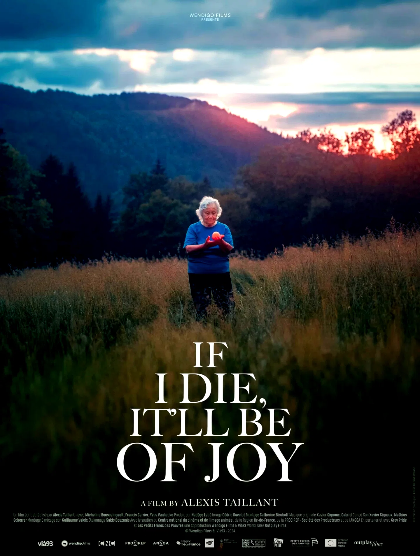 Affiche du film : Si je meurs, ce sera de joie