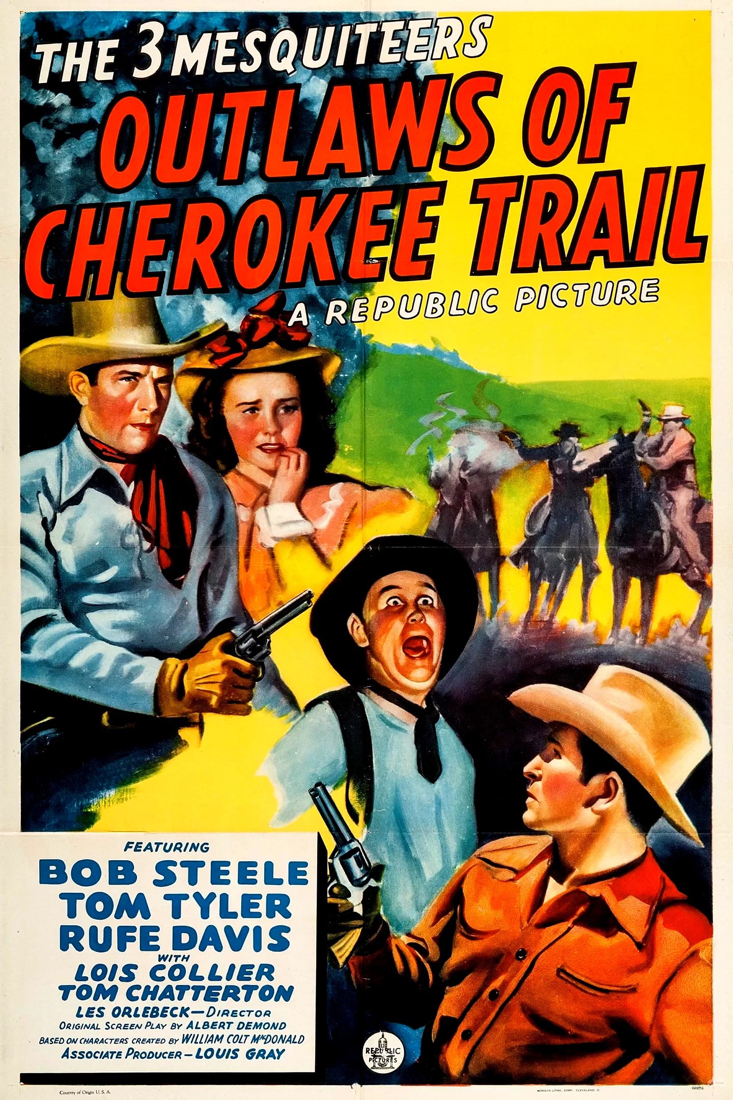 Affiche du film : Outlaws of Cherokee Trail