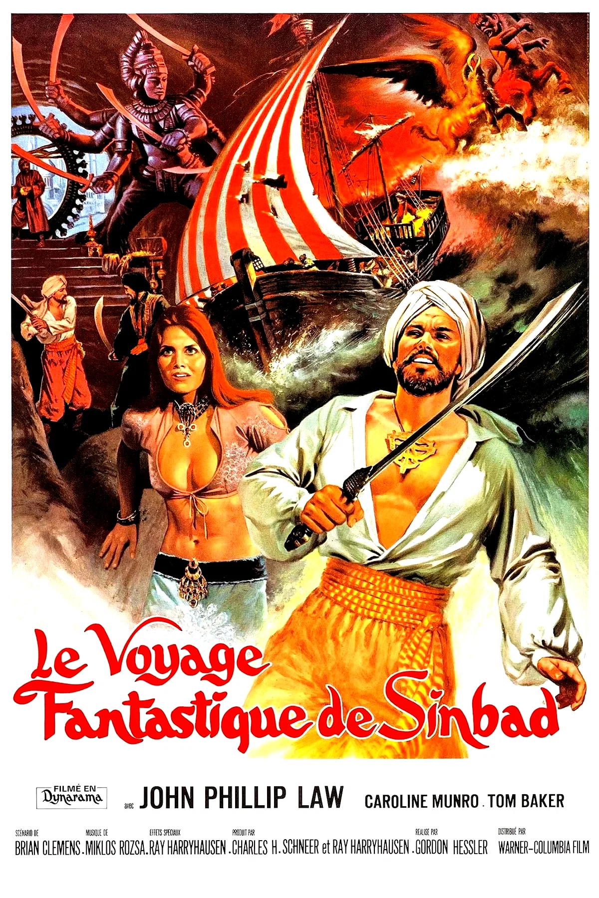 Affiche du film : Le Voyage fantastique de Sinbad