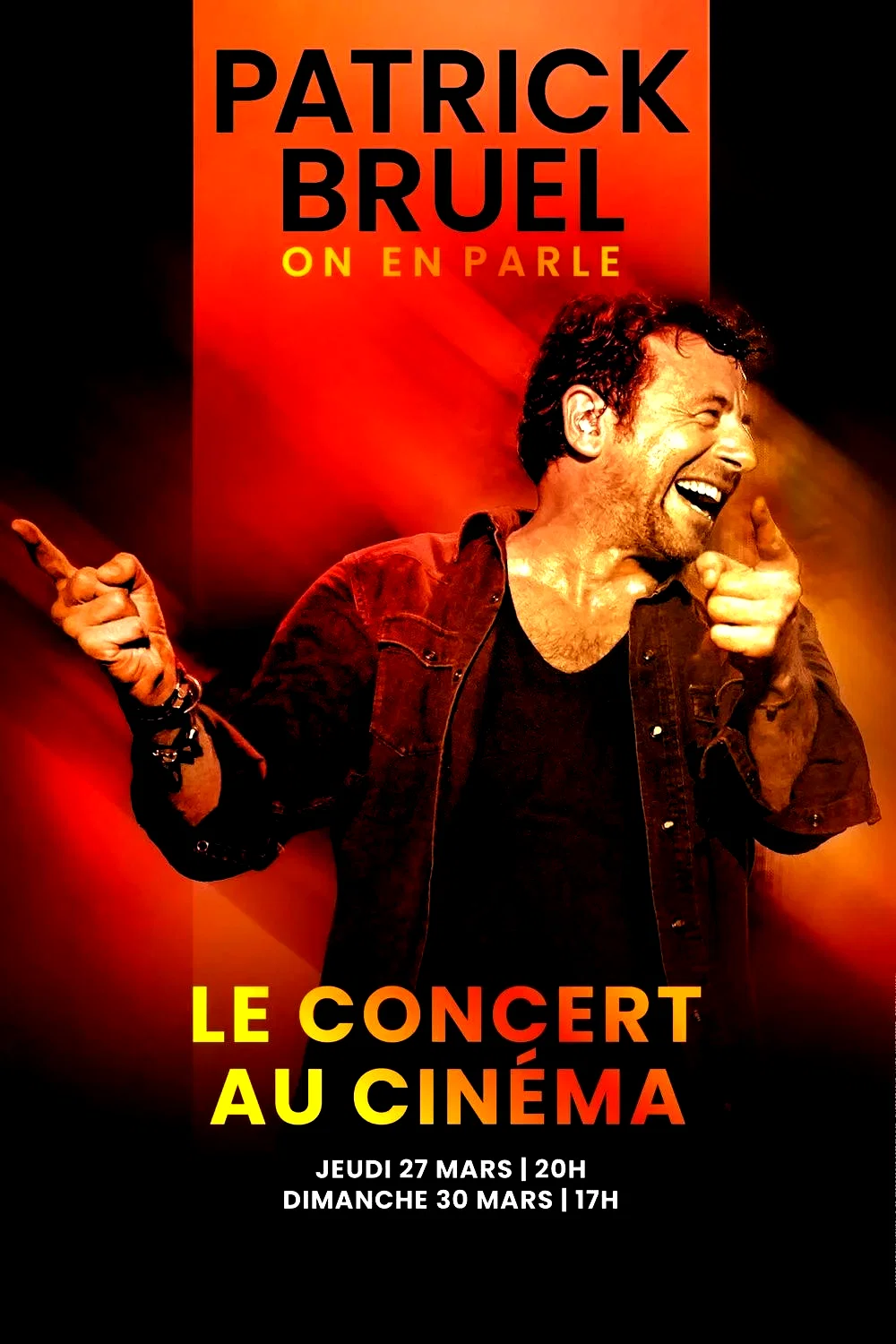 Affiche du film : "On en parle" - Patrick Bruel : le concert au cinéma