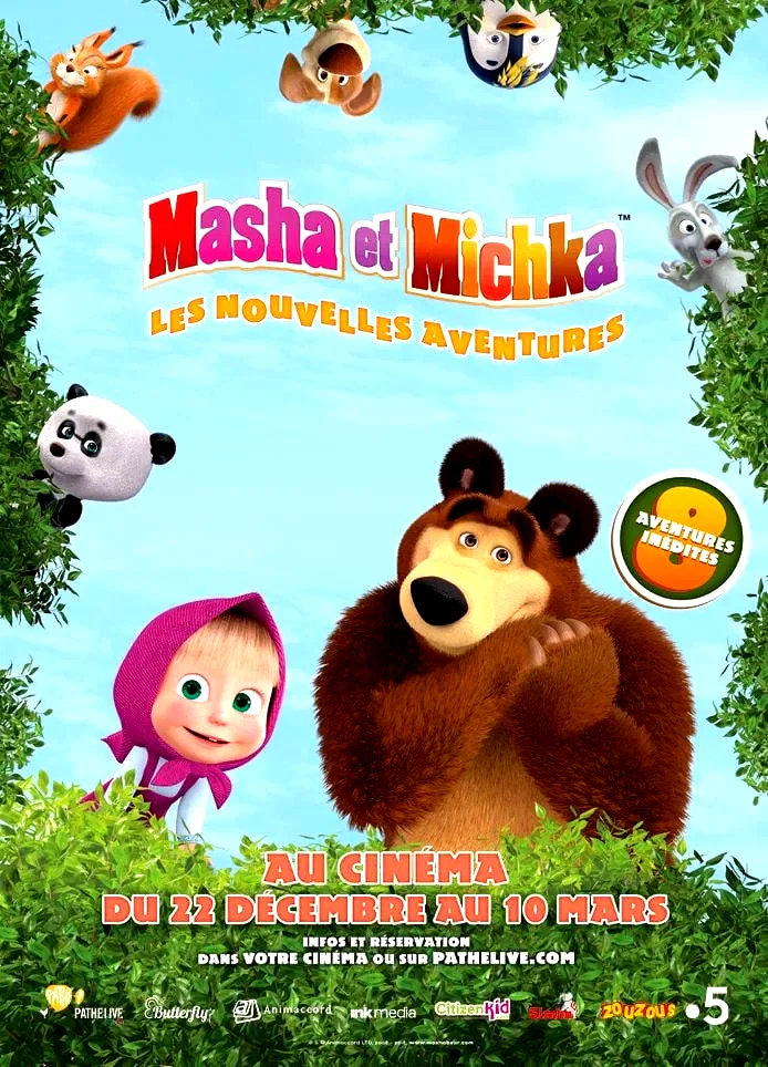 Affiche du film : Masha et Michka - Les Nouvelles aventures