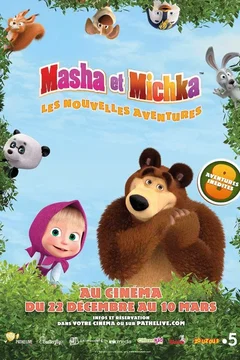 Affiche du film = Masha et Michka - Les Nouvelles aventures