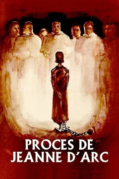 Affiche du film Procès de Jeanne d'Arc