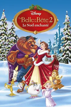 Affiche du film = La Belle et la Bête 2 : Le Noël enchanté