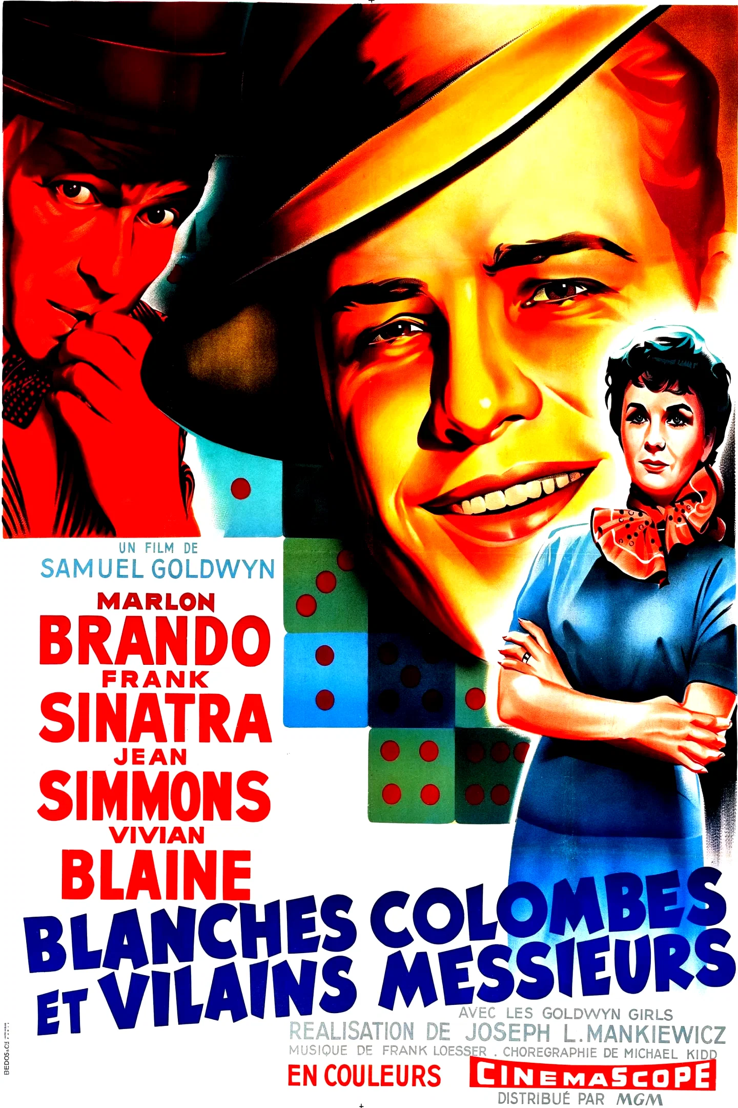 Affiche du film : Blanches Colombes et Vilains Messieurs