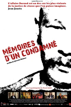 Affiche du film Mémoires d'un condamné