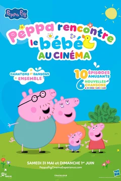 Affiche du film Peppa rencontre le bébé, au cinéma