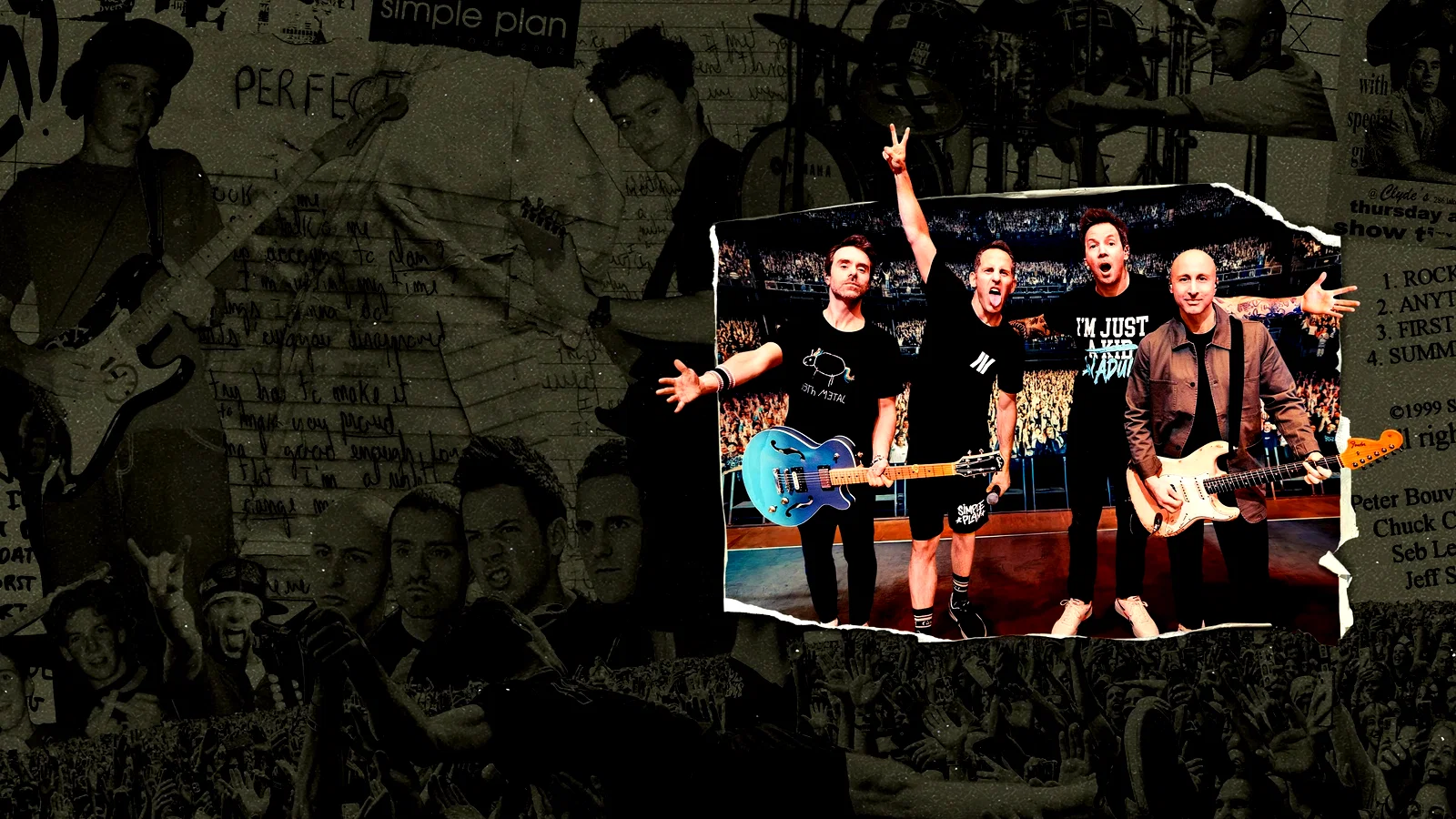 Photo du film : Simple Plan : des jeunes parmi la foule