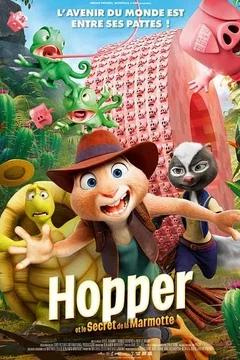 Affiche du film = Hopper et le Secret de la Marmotte