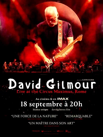 Affiche du film : David Gilmour Live at the Circus Maximus, Rome