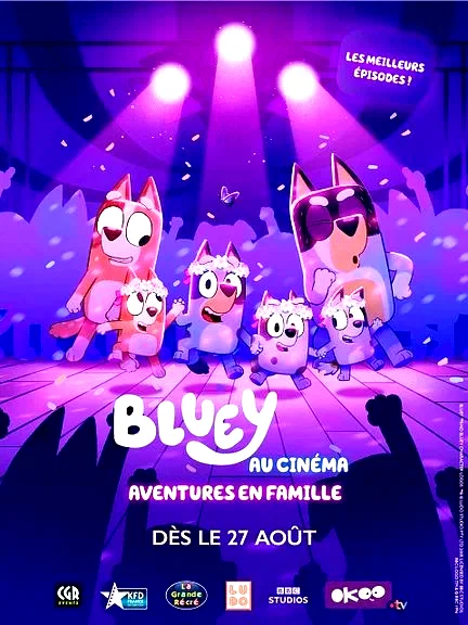 Affiche du film : Bluey au Cinéma - Aventures en Famille