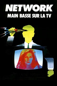 Affiche du film Network, main basse sur la télévision
