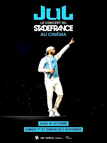 Affiche du film : Jul, le concert du stade de France au cinéma