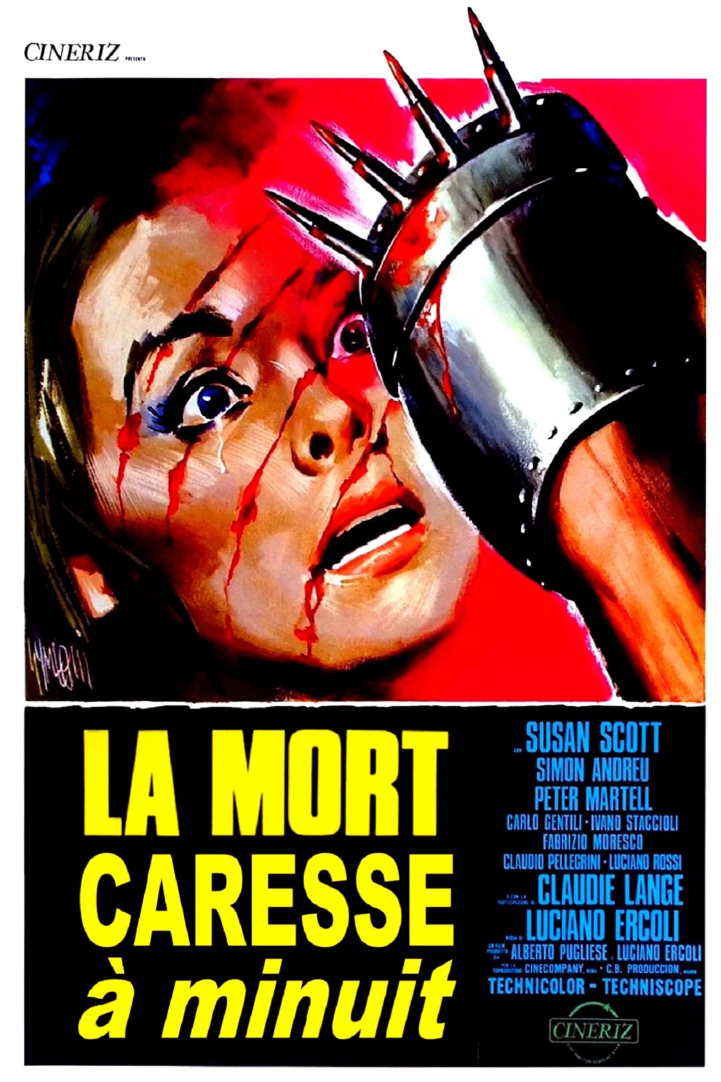 Affiche du film : La mort caresse à minuit