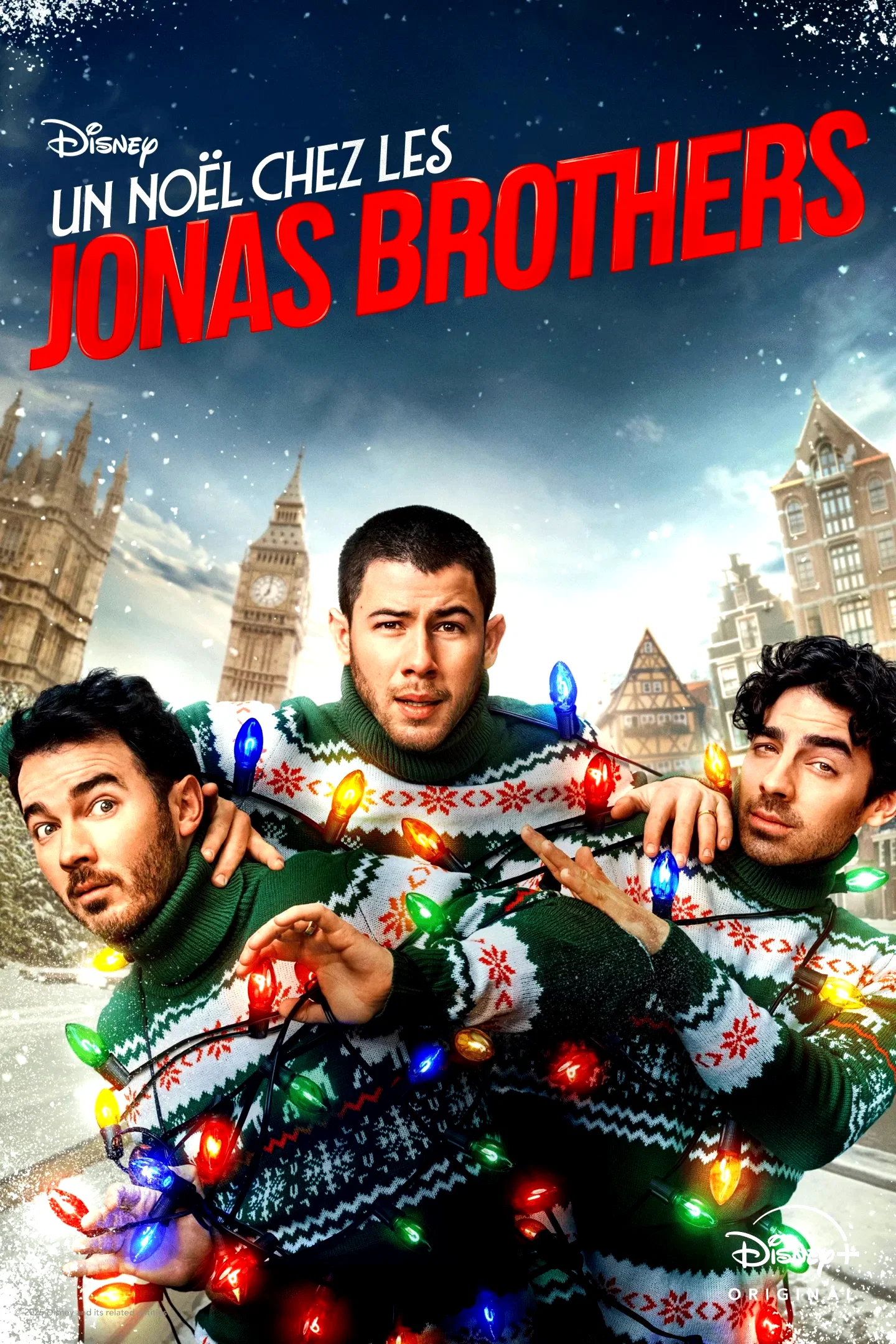 Affiche du film : Un Noël chez les Jonas Brothers