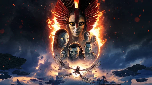 Affiche du film : Avatar : de feu et de cendres