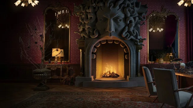 Photo 2 du film : Wednesday: Fireplace