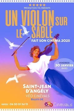 Affiche du film = Un Violon sur le Sable fait son Cinéma