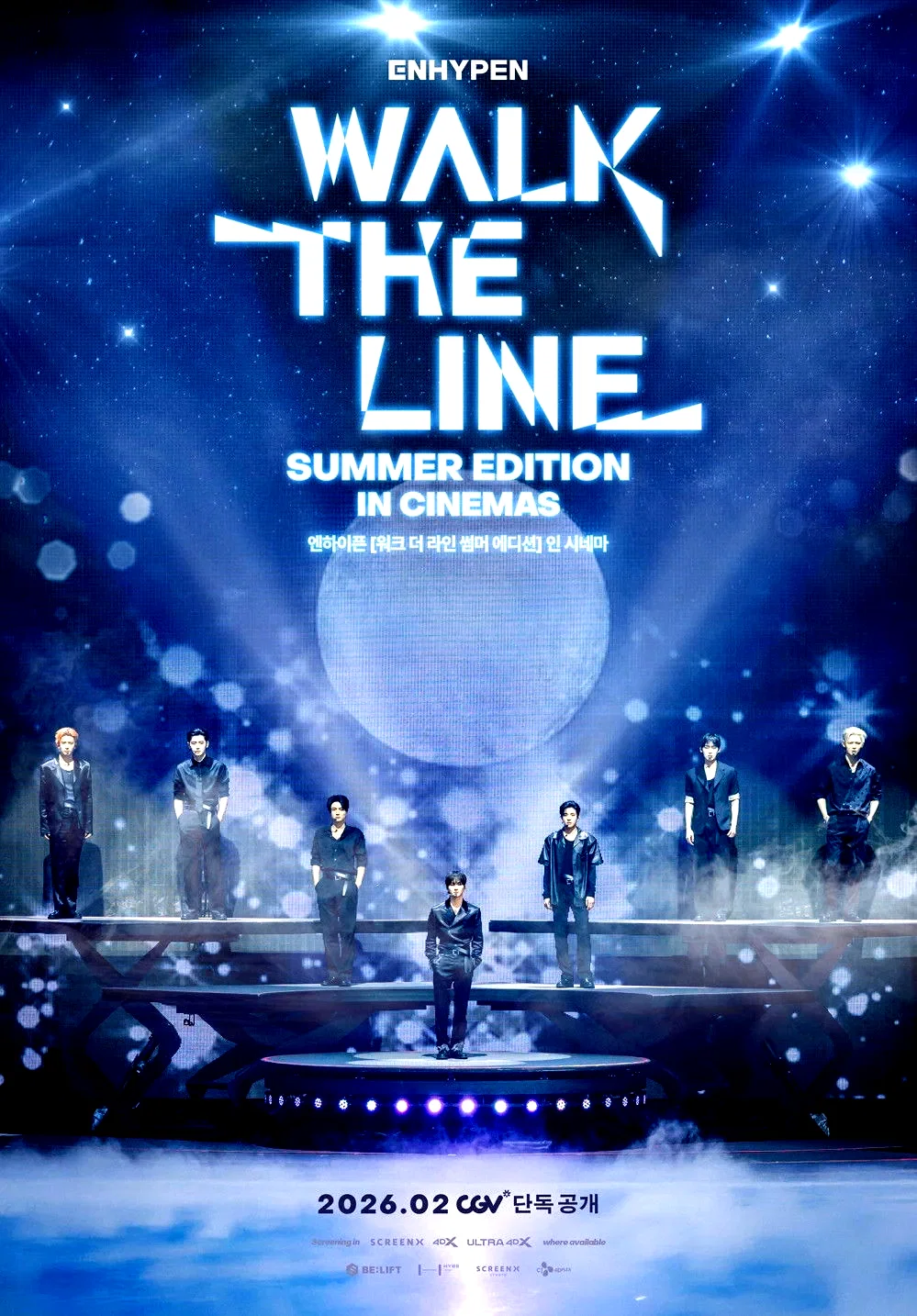 Affiche du film : Enhypen [Walk the line summer edition] in cinemas