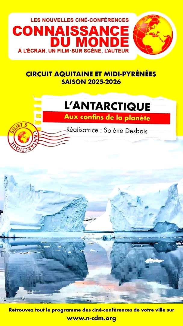 Affiche du film : Connaissance du monde : L’Antarctique - Aux confins de la planète