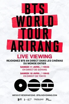 Affiche du film = BTS World Tour 'Arirang' in Goyang : Live Viewing