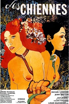 Affiche du film = Les chiennes