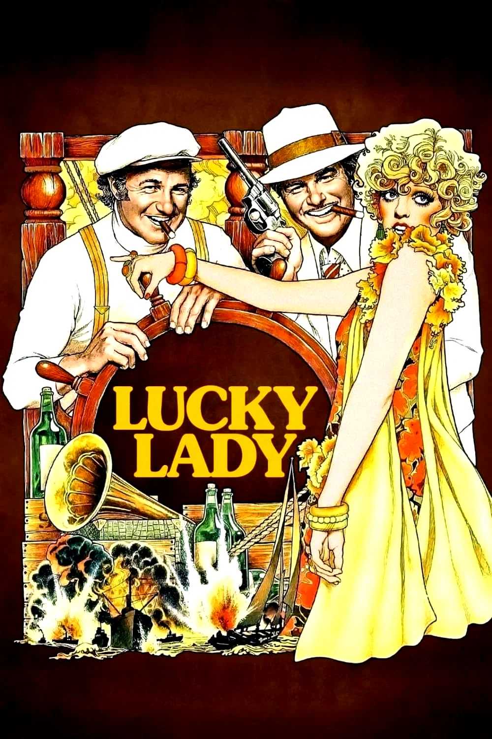 Affiche du film : Les aventuriers du lucky lady