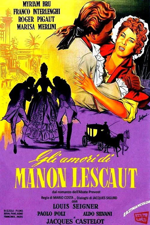 Affiche du film : Les amours de manon lescaut