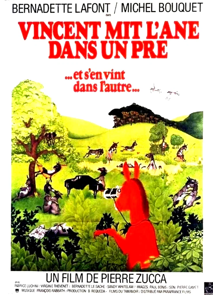Affiche du film : Vincent mit l'âne dans un pré (et s'en vint dans l'autre)