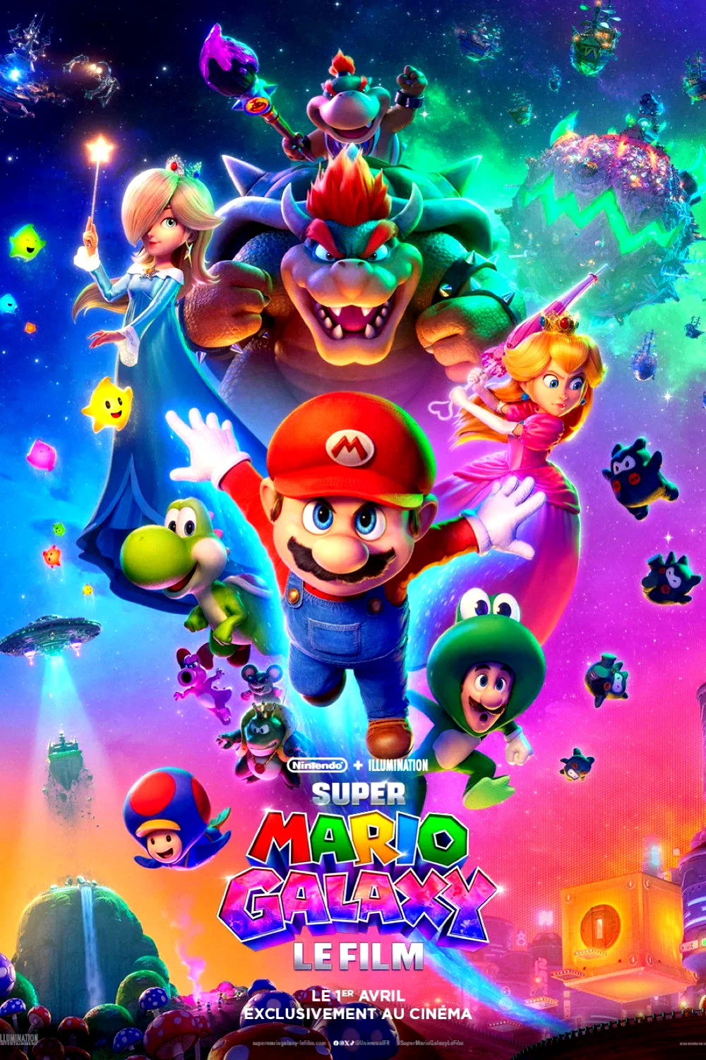 Affiche du film : Super Mario Galaxy Le Film