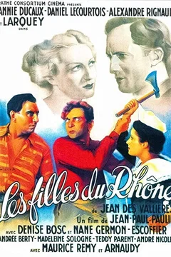 Affiche du film = Les filles du rhone