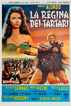 Affiche du film = La reine des barbares