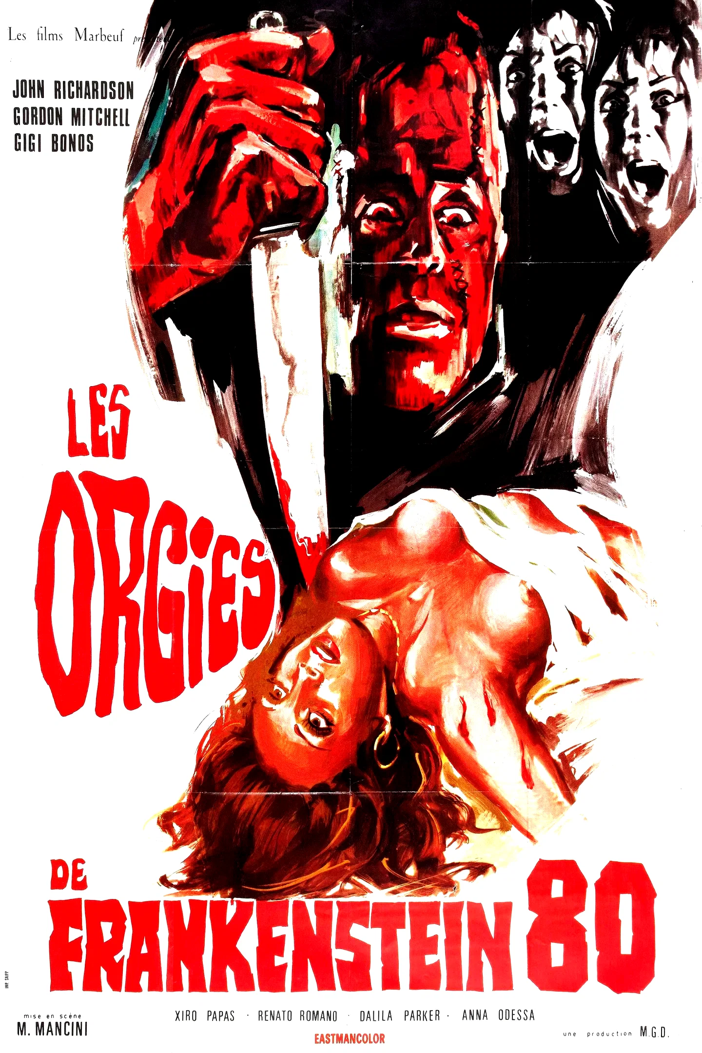 Affiche du film : Les orgies de frankenstein 80