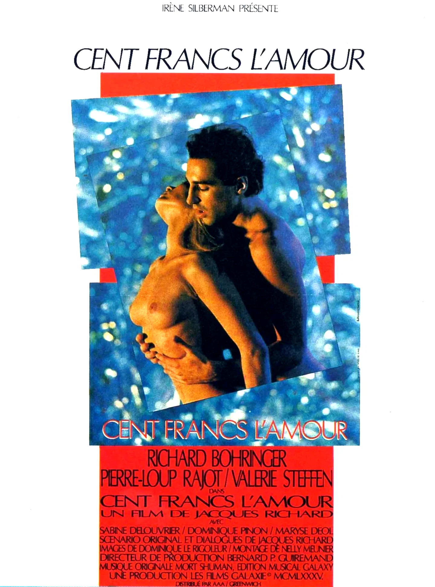 Affiche du film : Cent francs l'amour
