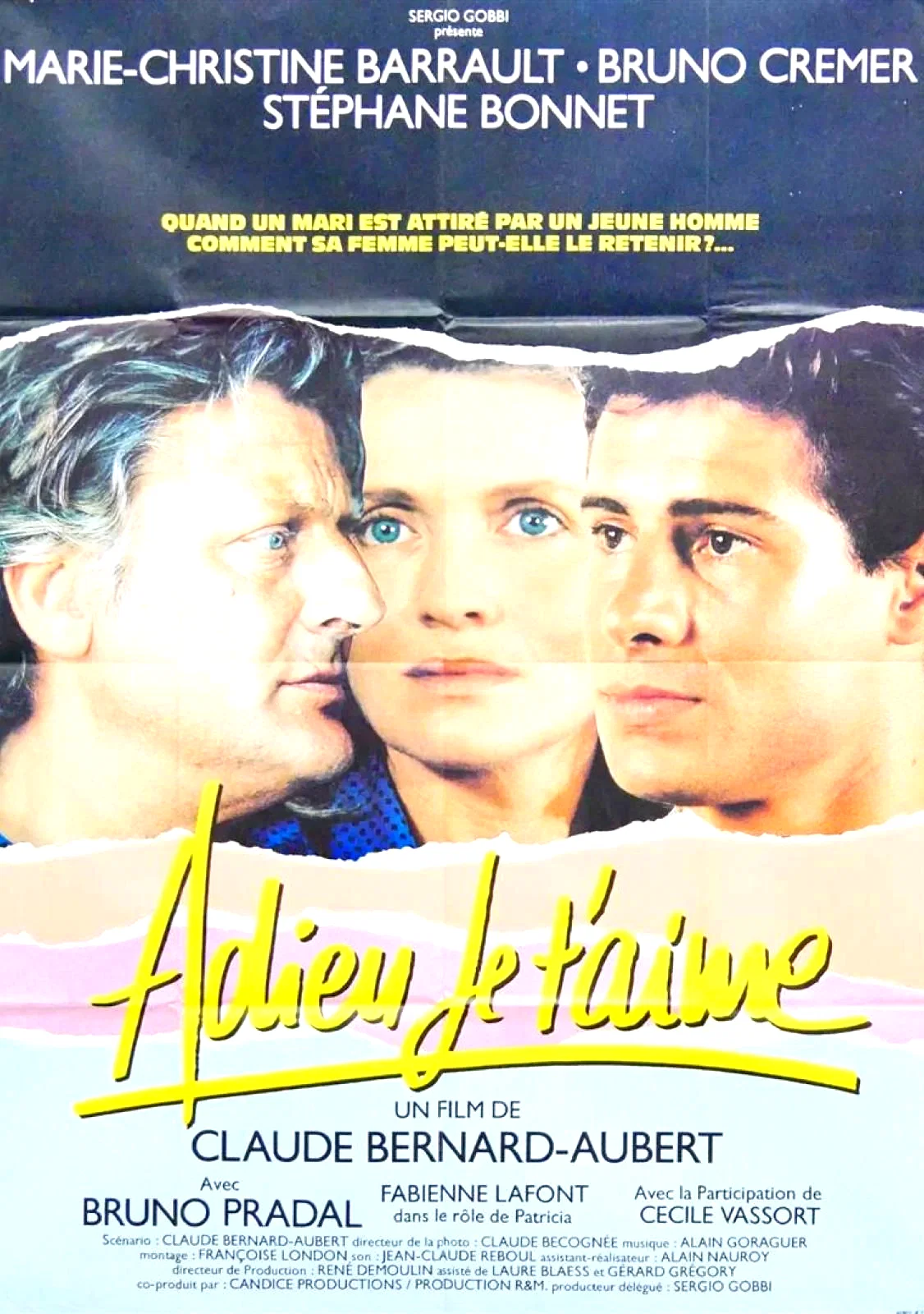Affiche du film : Adieu je t'aime