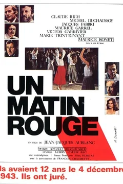 Affiche du film Un matin rouge