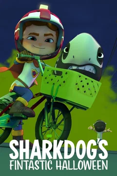 Affiche du film Toukin, le chien-requin : Squalloween !