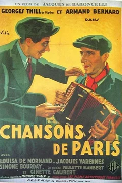 Affiche du film Chansons de paris