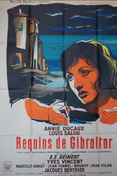 Affiche du film Les requins de gibraltar
