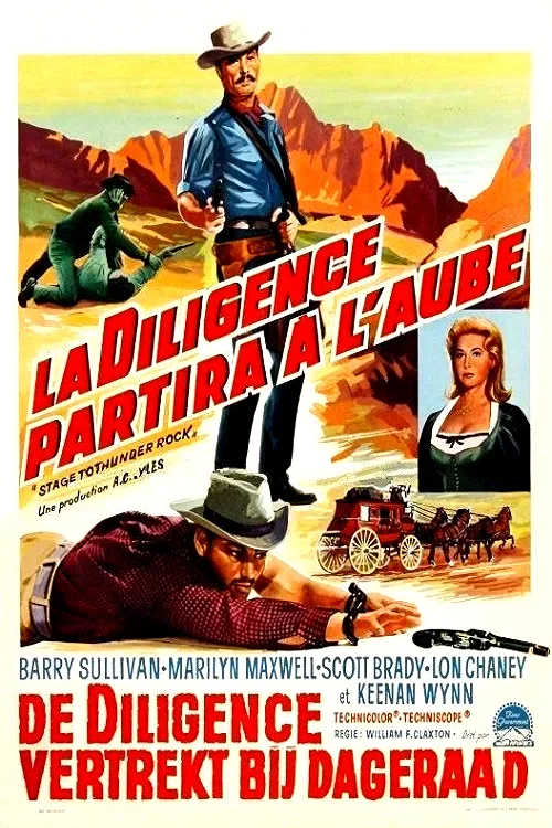 Affiche du film : La diligence partira a l'aube