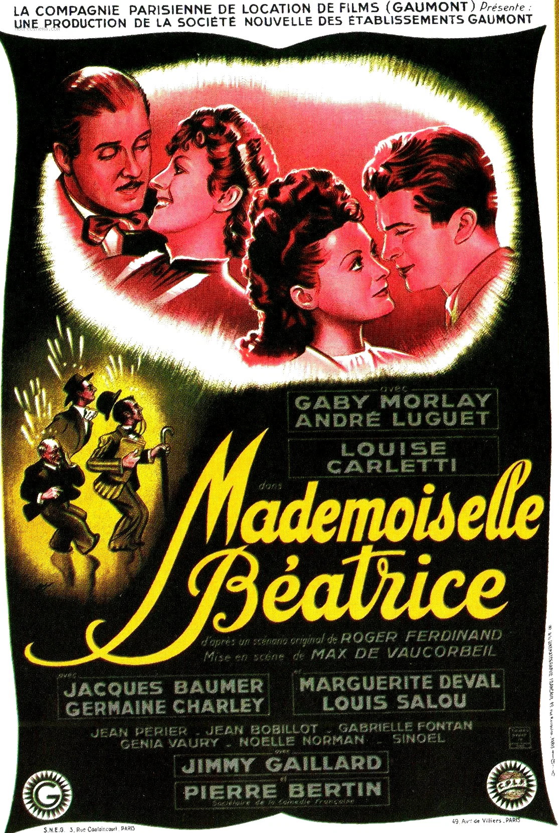 Affiche du film : Mademoiselle beatrice