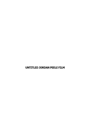 Affiche du film : Untitled Jordan Peele Film